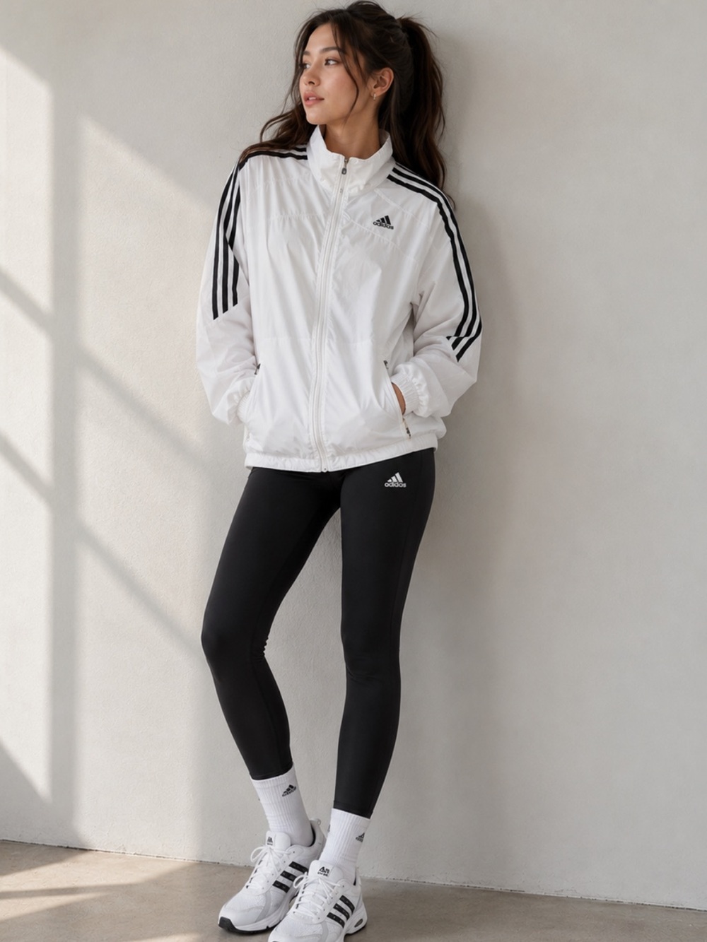 Adidas Women’s White Track Jacket NWOT
